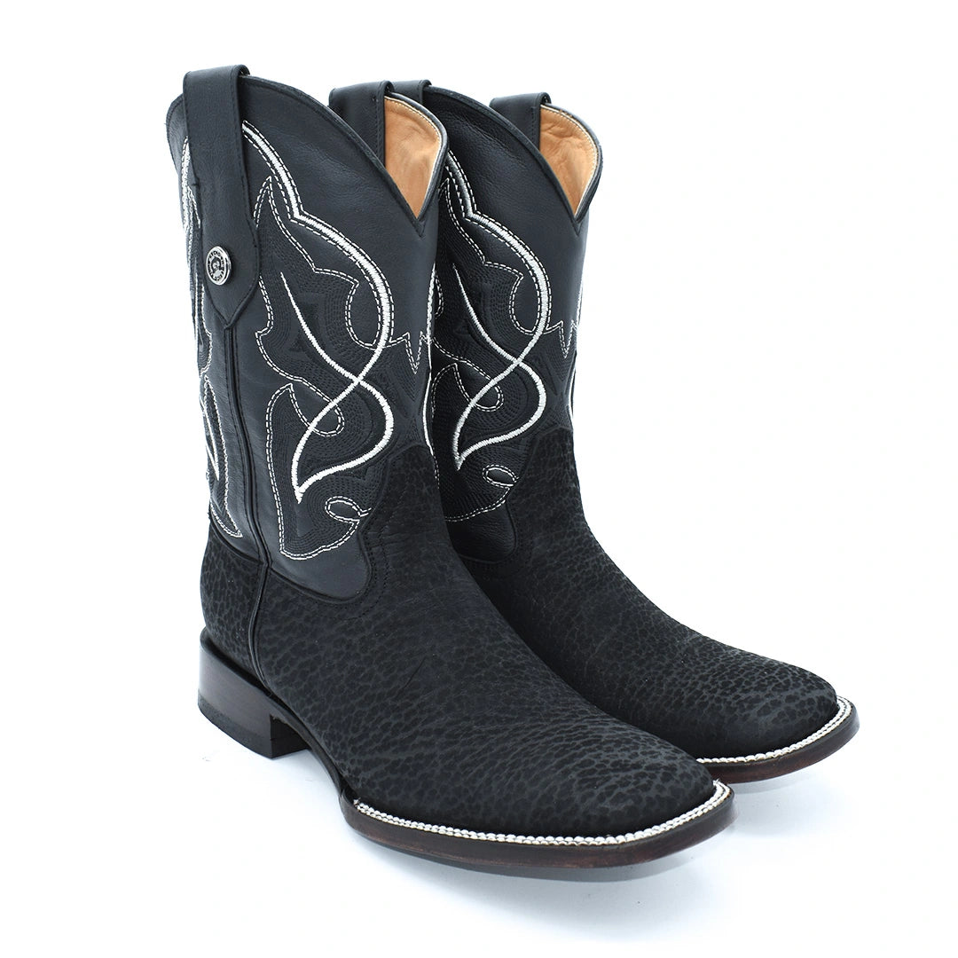 Bota Caballero Cuello de Toro Suela de Cuero Horma Bulldog
