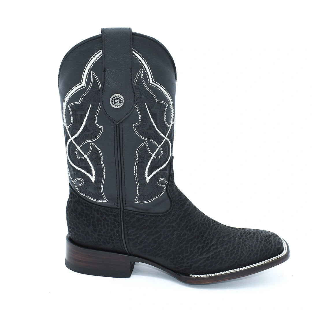 Bota Caballero Cuello de Toro Suela de Cuero Horma Bulldog