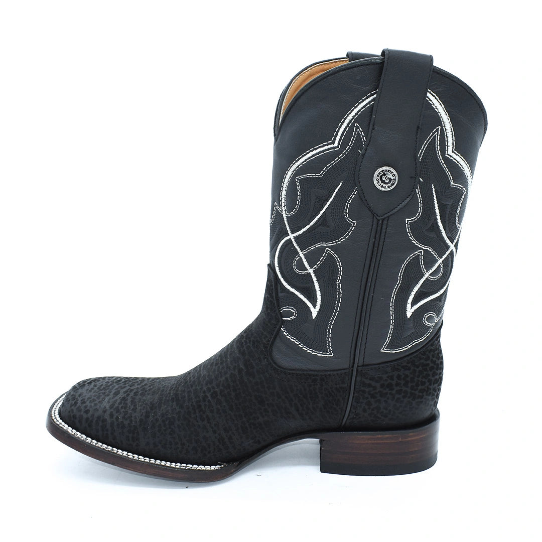 Bota Caballero Cuello de Toro Suela de Cuero Horma Bulldog