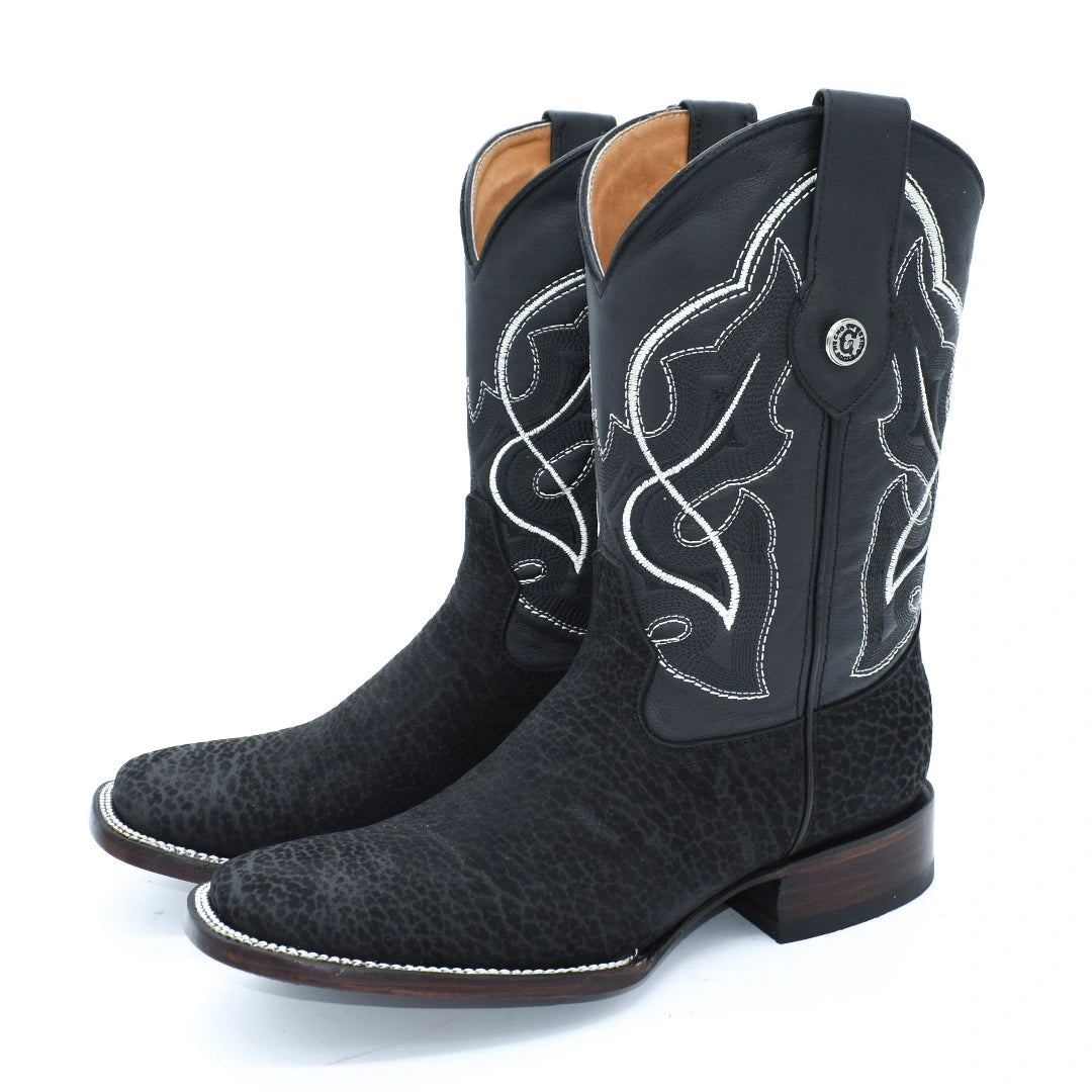 Bota Caballero Cuello de Toro Suela de Cuero Horma Bulldog