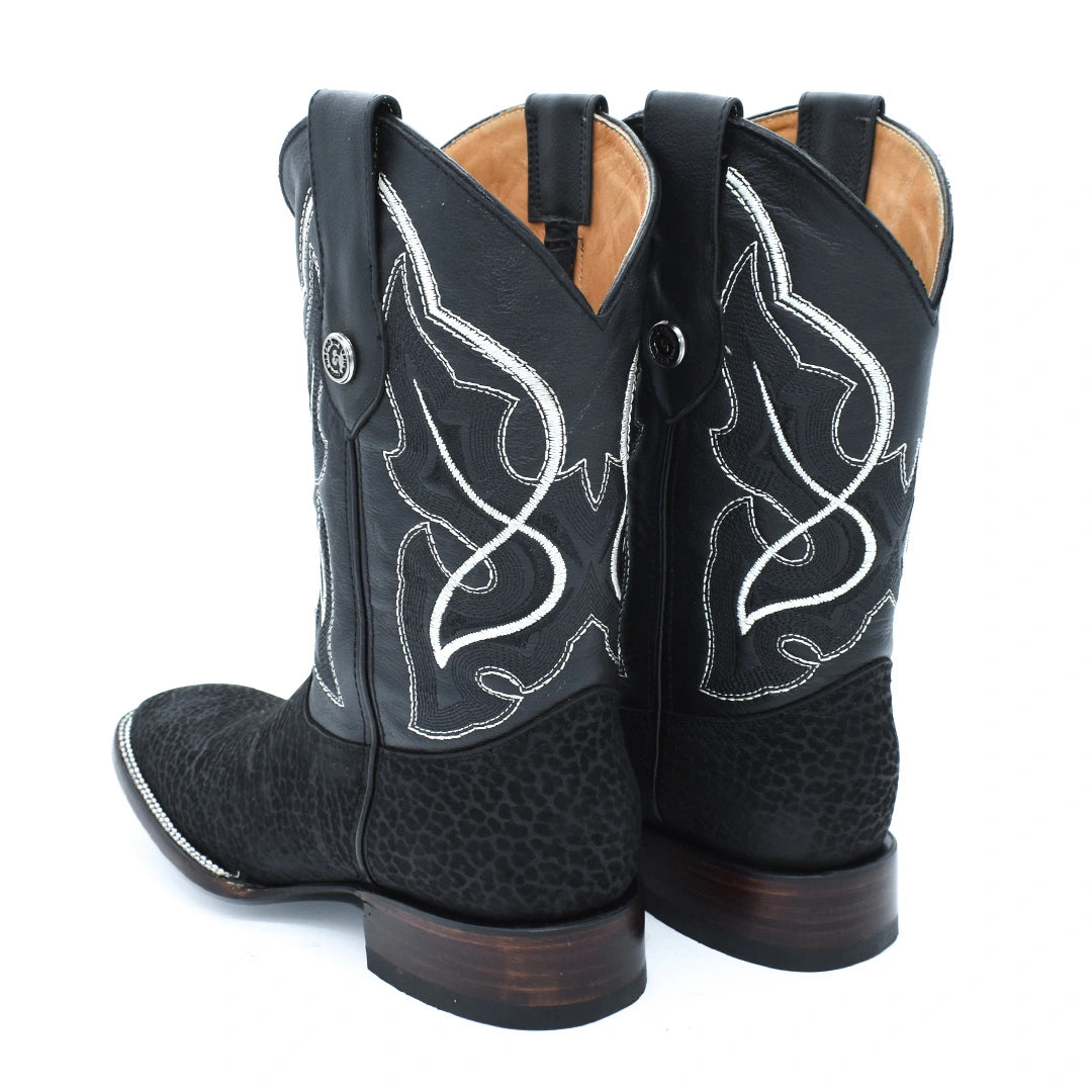 Bota Caballero Cuello de Toro Suela de Cuero Horma Bulldog