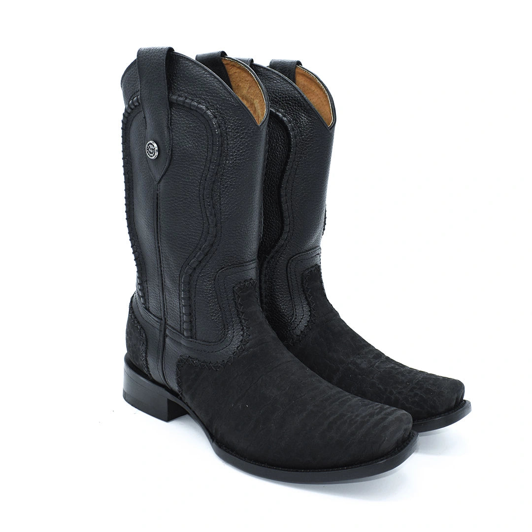 Bota Caballero Cuello Toro Suela de Cuero Horma Dubai Tejido
