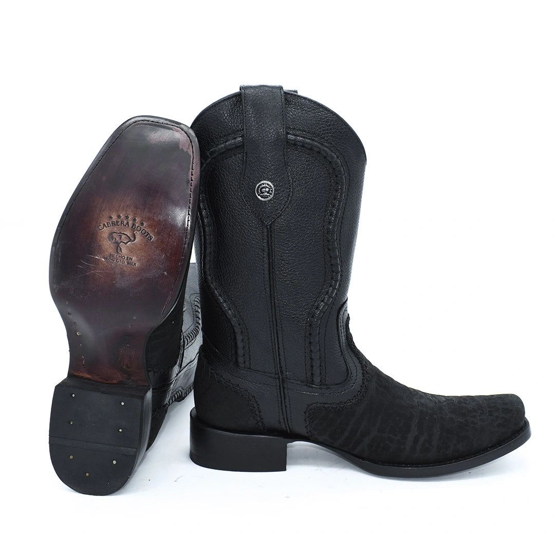 Bota Caballero Cuello Toro Suela de Cuero Horma Dubai Tejido