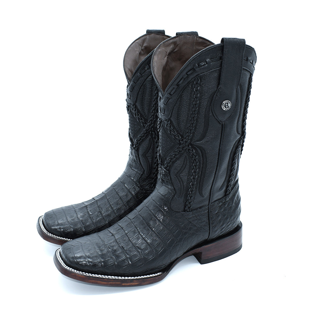 Bota Caballero Cocodrilo Horma Bulldog