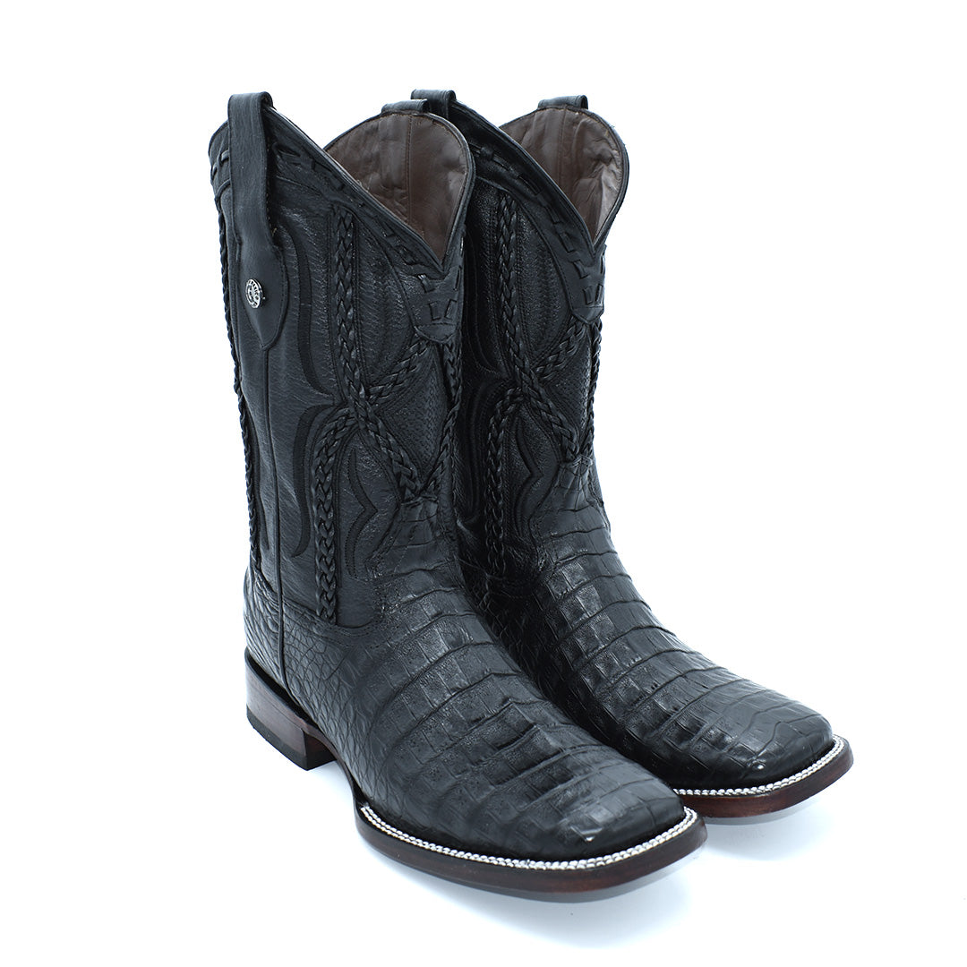 Bota Caballero Cocodrilo Horma Bulldog