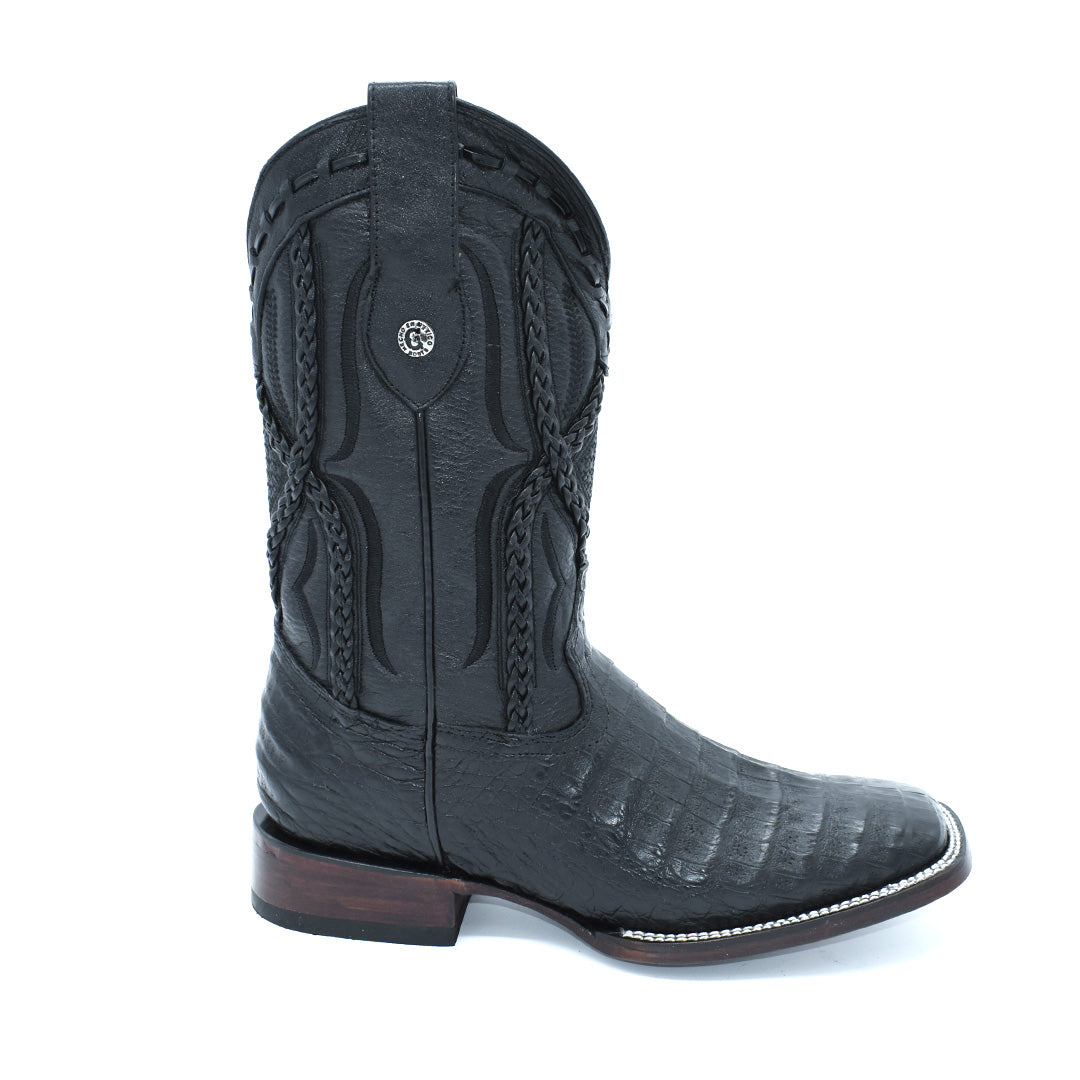 Bota Caballero Cocodrilo Horma Bulldog
