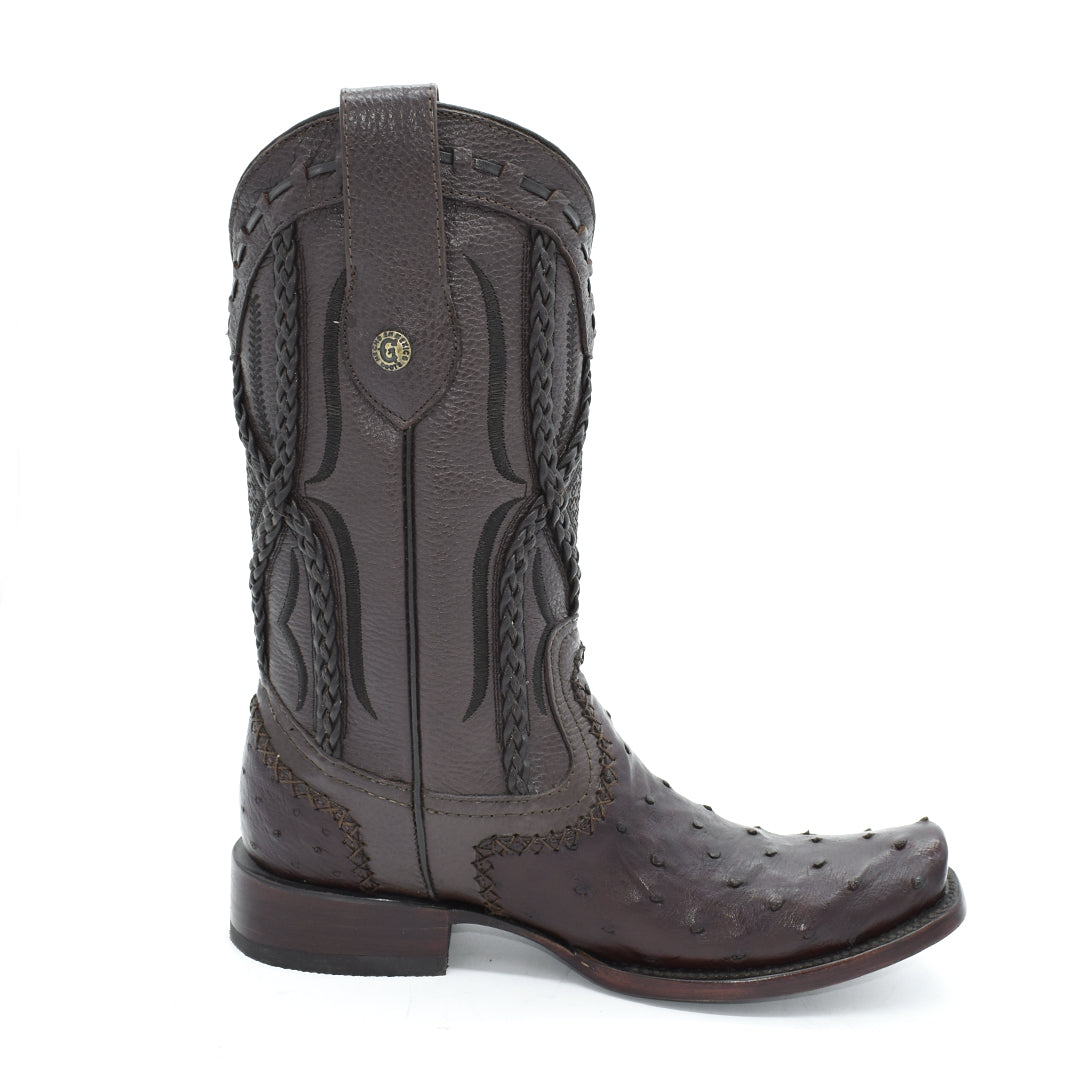Bota Caballero Avestruz Horma Dubai - Main Image